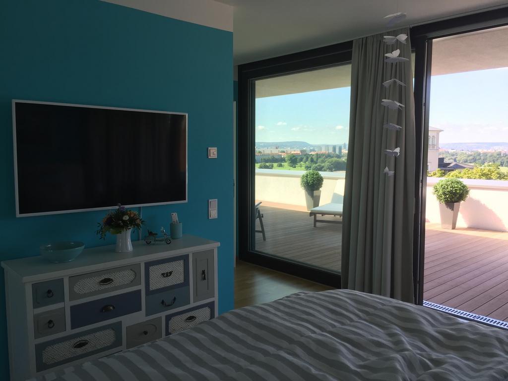 Wohnung Mit Weitblick Dresden Exterior foto